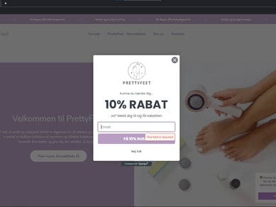 Køreklar webshop | Stort udviklingspotentiale | Indenfor kosmetik & personlig pleje