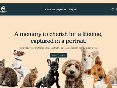 Thepawtraitfactory.com - Kæledyrsportrætter, puder, kaffekrus og muleposer