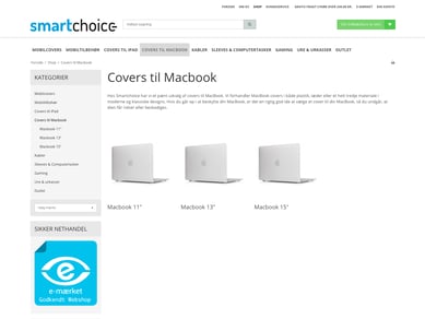 1 webshop 2 salgskanaler - Smartchoice.dk og Smarttasker.dk med salg af mobiltilbehør og tasker