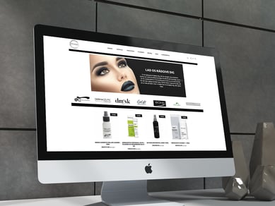 Hudpleje webshop med kliniske produkter - Varelager 70.000 kr. 