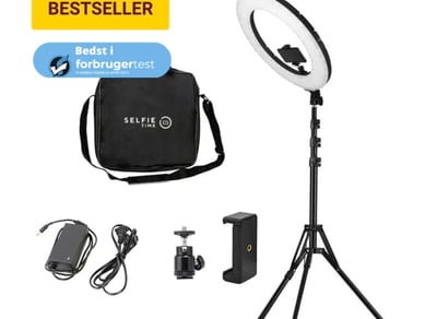 Danmarks førende webshop med salg af Ring Light - 2022 omsætning: ca 2.257.000 kr.