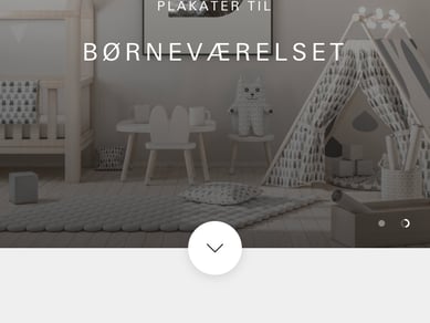 Velrenommeret SEO-stærk webshop m. 1.200 plakatdesigns til salg