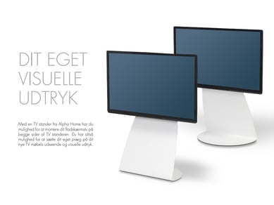 Handelsvirksomhed med innovative tv-standere og salg via 6 forhandlere