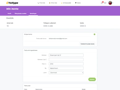 Influencer App/Web-platform med +3.500 brugere