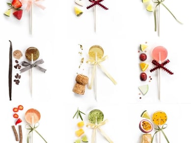 Webshop med salg af cocktail lollipops og lollipops med logo - Til salg