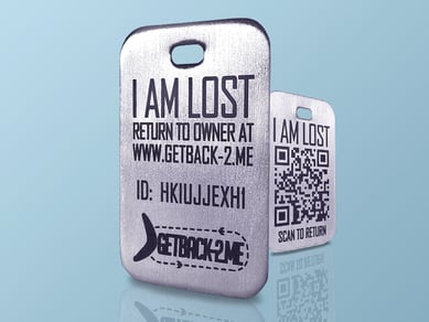 Getback-2.me - Koncept til returnering af tabte genstande (nøgler, telefoner, husdyr etc)