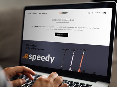 Komplet dropshipping webshop med el-løbehjul m.fl. - www.e-speedy.dk