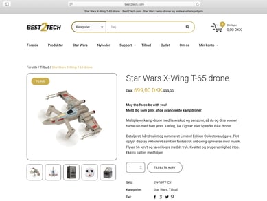 best2tech.com - Køreklar webshop i Apple look. Customise nemt til din virksomhed. 