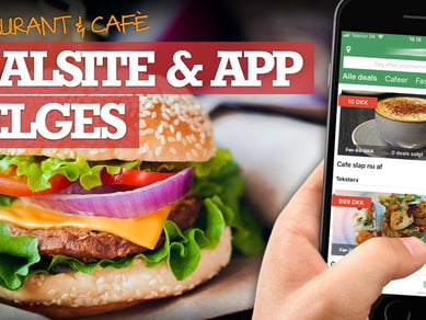 Køreklart dealsite inkl. app inden for café- og restaurationsbranchen sælges