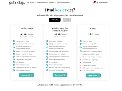 Kørerklar bryllupsplatform for kommende brudepar