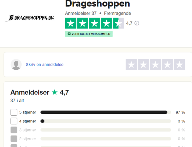 3 år gammel webshop med stigende omsætning