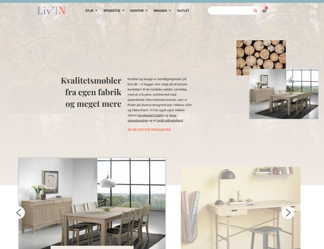 Køreklar møbel-webshop med mange års historik