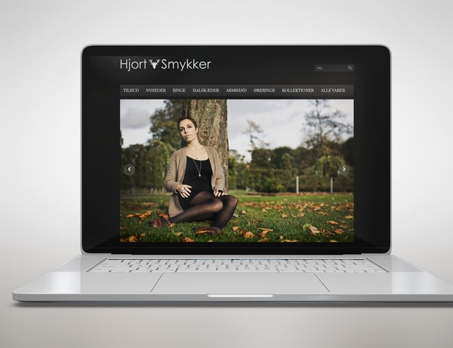 shop.hjortsmykker.dk -  Smykkewebshop med smukke håndlavede smykker - Varelager på 30.000 kr.