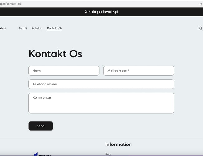 Unik webshop med salg af elektroniske gadgets og elektronisk tilbehør