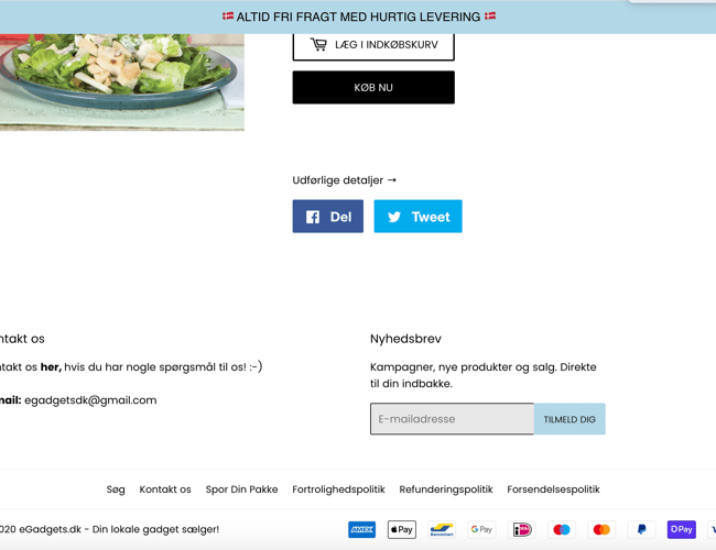 eGadgets.dk - Dropship webshop med ting til en nemmere hverdag