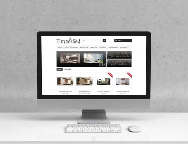 Timberbed.dk - Webshop med stort potentiale med dropshipping aftale