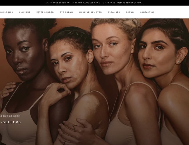 Køreklar Hudpleje webshop - med dropshipping leverandør!