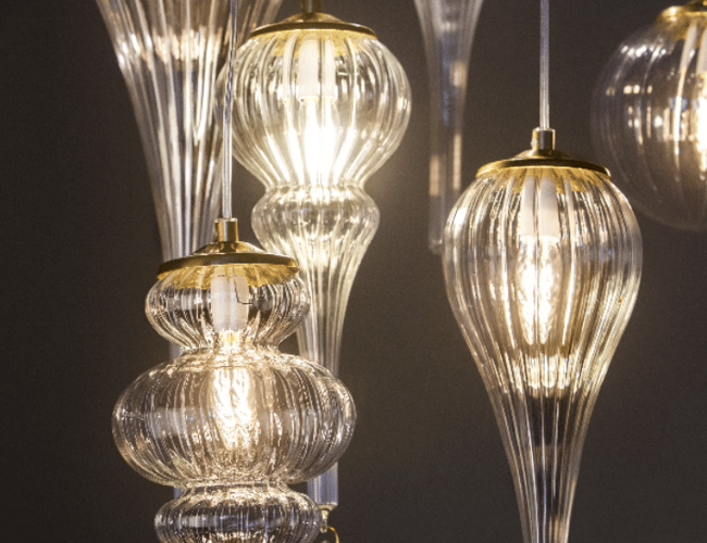 Salg af større parti glaskupler/lamper