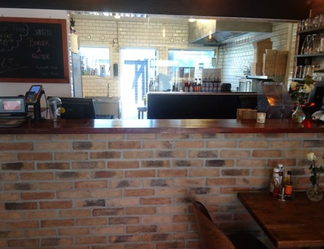 Texas Burger til salg på Albertslund Bytorv