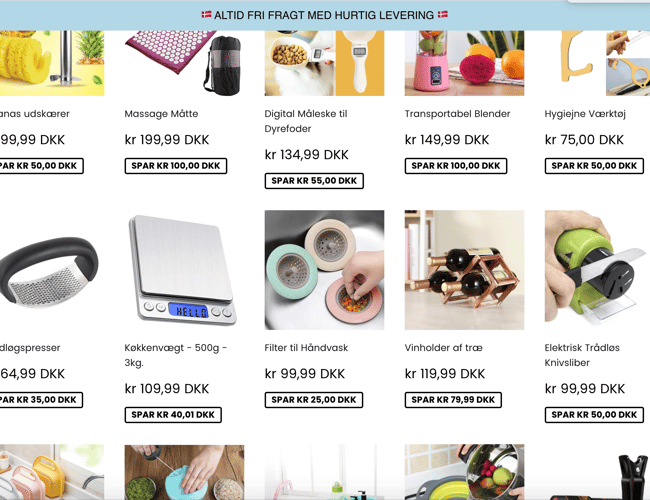 eGadgets.dk - Dropship webshop med ting til en nemmere hverdag