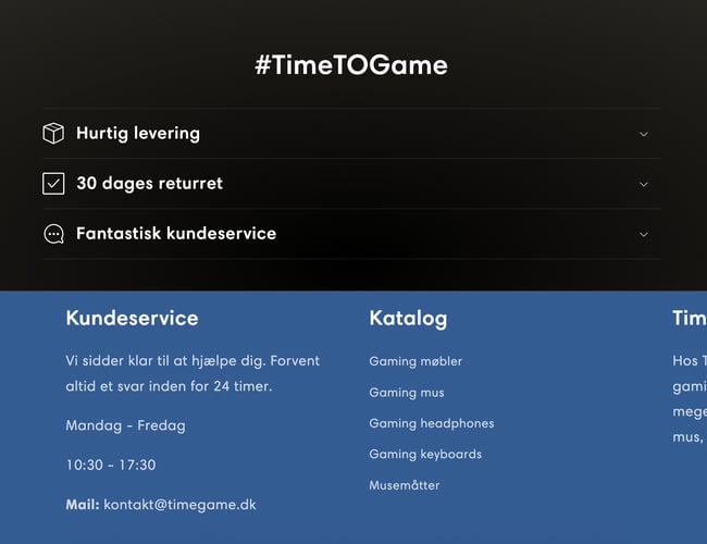 Dropshipping webshop med salg af gaming udstyr - Dansk Leverandør med hurtig fragt.