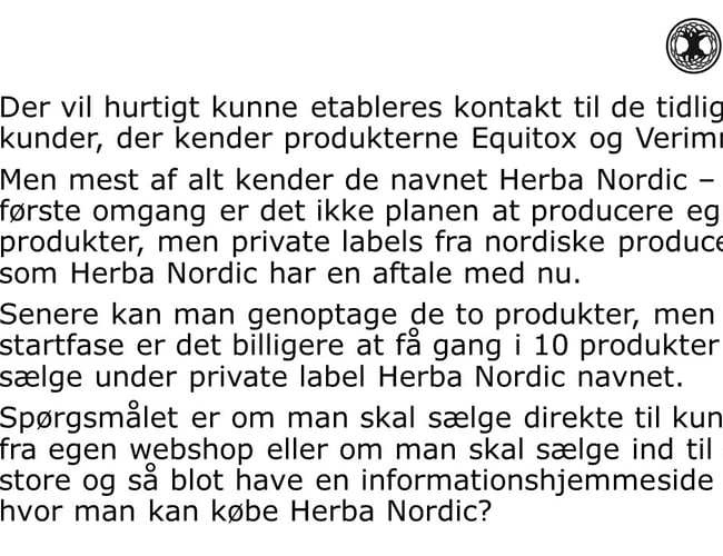 Medejere med it og digitale kompetencer/kapital til drift af webshop kosttilskud - Nordisk koncept