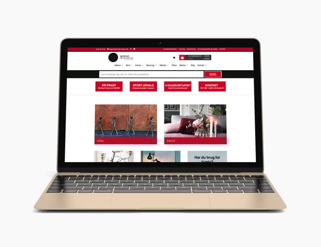 TILBUD ØNSKES - Nordic-designs.dk - Webshop/Domain - tom klar til brug