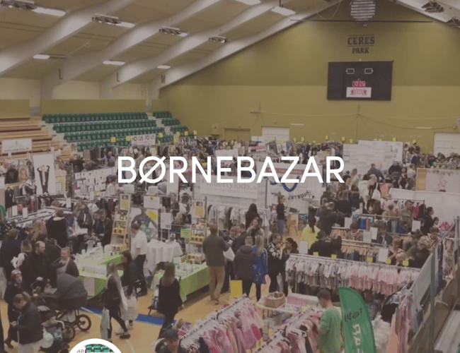 BØRNEBAZAR - danmarks største børnelagersalg med god omsætning og kendte hovedsponsorer