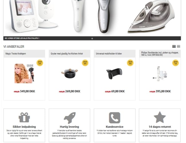 Kendt webshop med omsætning: 869.000,- 