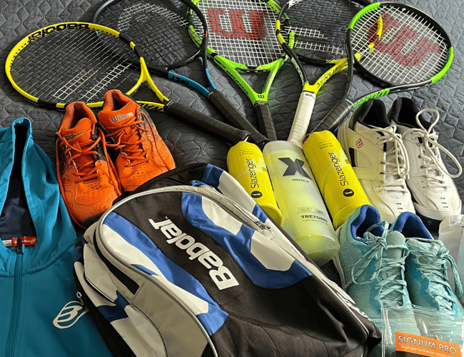 Køreklar webshop med secondhand tennisudstyr