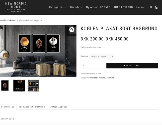 Fuldt etableret bolig og interiør webshop med fantastisk opstart - Dækningsgrad på ca. 25%.