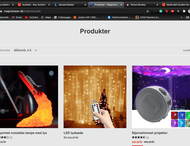Magiclamper.dk massere af mulighed for vækst! - omsat for cirka 17.000 kr.