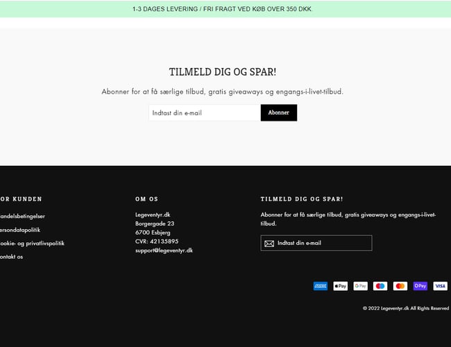 Legeventyr.dk | 100% Køreklar dropship webshop med Legetøj | Dansk Leverandør