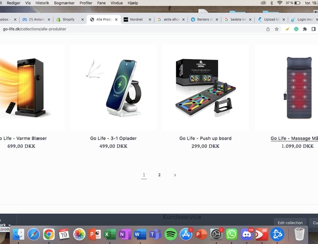 Køreklar dropshipping webshop sælges