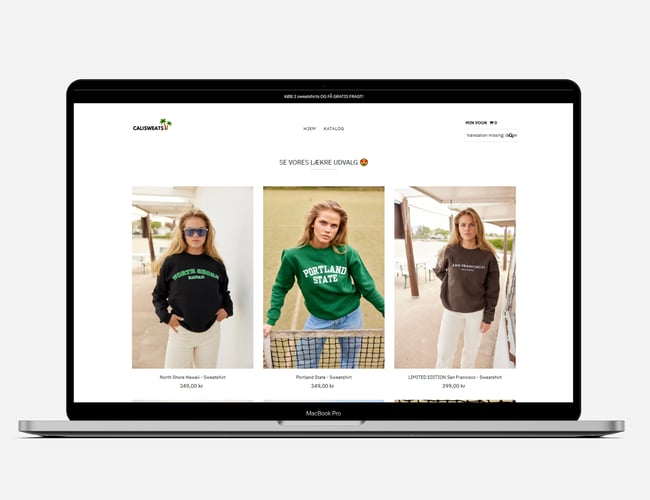 Tøjvirksomhed med PERFEKT leverandør aftale!