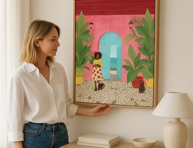 Sælg lærredstryk on demand - Artikazo.com