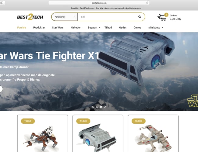 best2tech.com - Køreklar webshop i Apple look. Customise nemt til din virksomhed. 