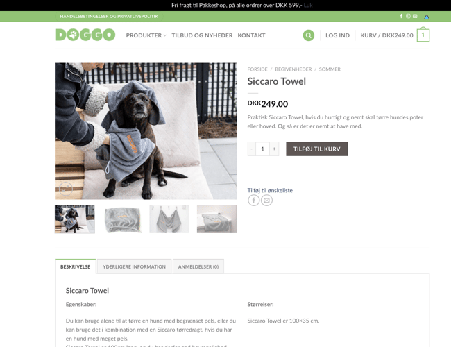 Doggo.dk - Webshop i vækst med salg af hunde udstyr og foder 