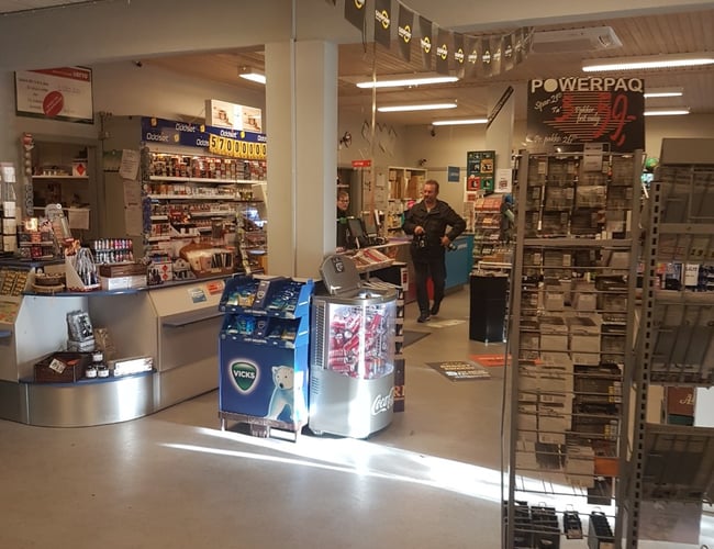 Kiosk på fyn med stor omsætning i 2017 på 14 millioner