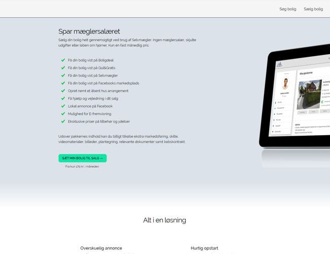 Boligportal til private og foreninger