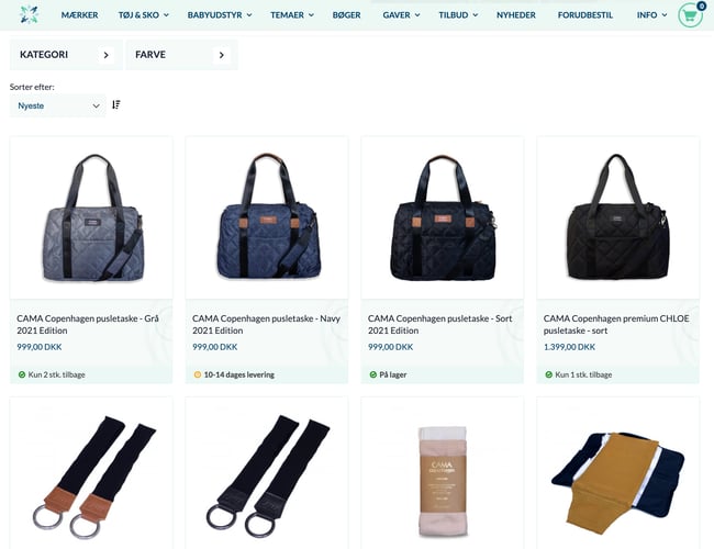 Babycircle.dk - NY PRIS - Webshop til baby og småbørn med bæredygtigt fokus - 2021 omsætning: 1.118.000 kr.