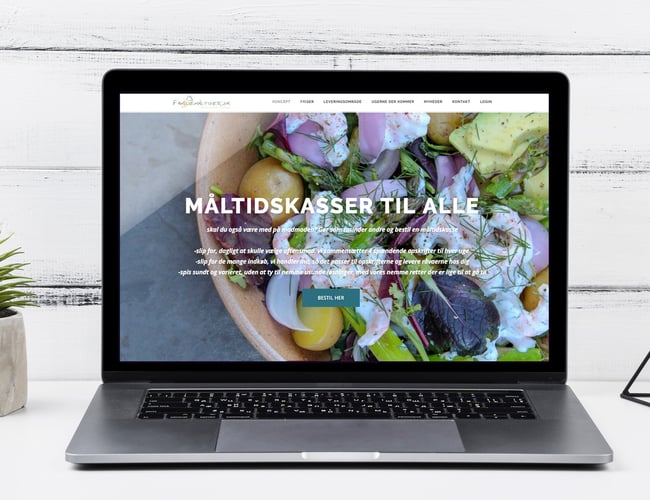 Familiemåltider.dk - God abonnementvirksomhed med mange aktive kunder - Årlig omsætning ca. 3 mio. kr.