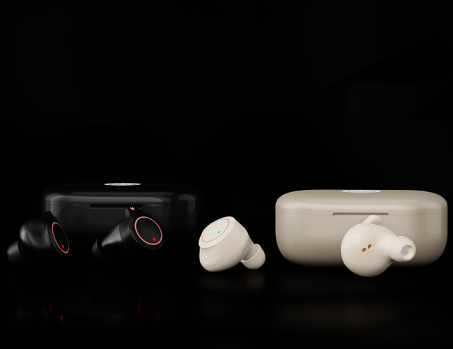 Køreklar dansk webshop med salg af trådløse høretelefoner *EGET BRAND*