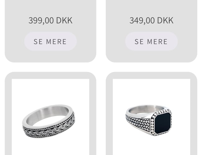 VANDERFIELD.dk. Webshop Herresmykker & -ure.