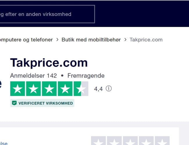 Fantastisk webshop til salg - over 2000 kunde med 4.4 Trustpilot og Pricerunner købesgaranti