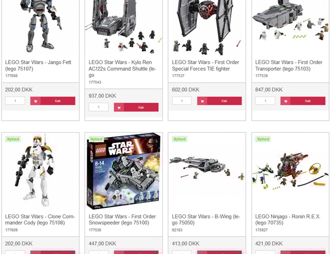 Webshop inden for Games, Legetøj samt Gamer-tilbehør