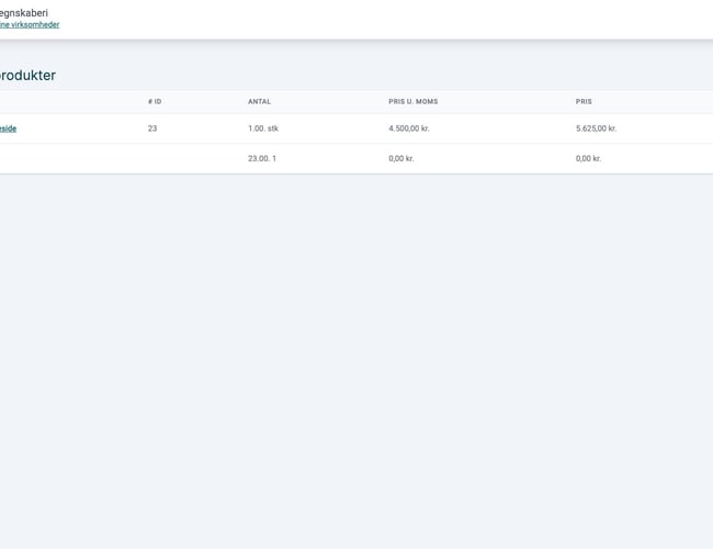 Regnskabsprogram til salg