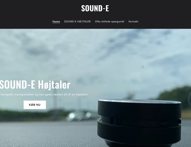 Klar one-product-store webshop med mulighed for udvidelse!🚀