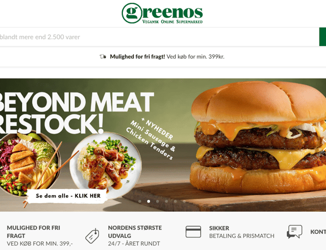 Overtag Danmarks førende Veganske Online Webshop med stærk SoMe og Trustpilot score på 4,7