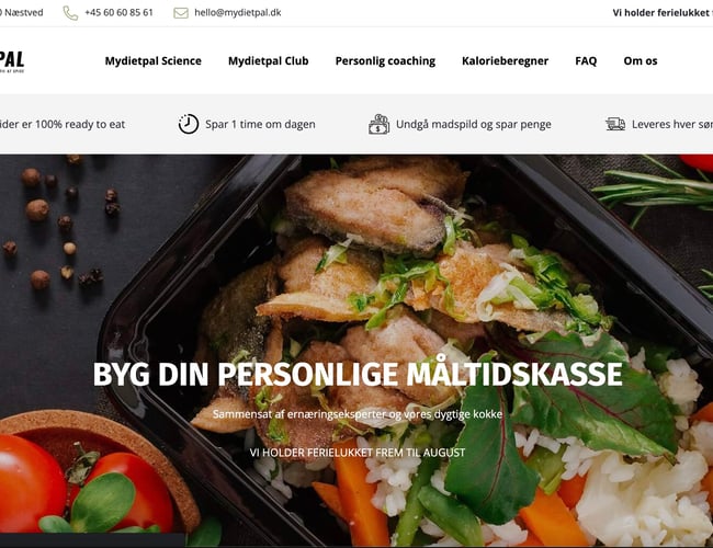 Flot webshop med salg af produkter både på abonnement og kontant. 
